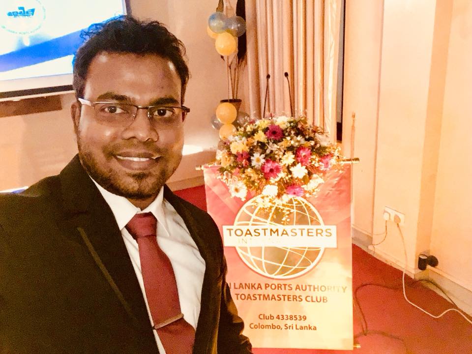 Indika Sirimanna receiving Special Recognition Award
